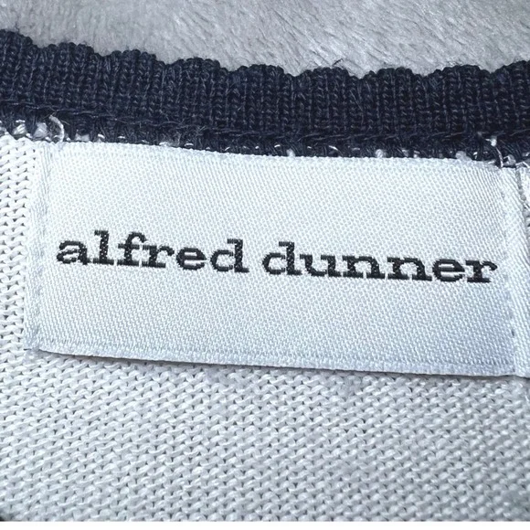 Alfred Dunner Sweater Womens XL Multi Colored Striped Knit Top Acrylic Casual - Picture 5 of 11